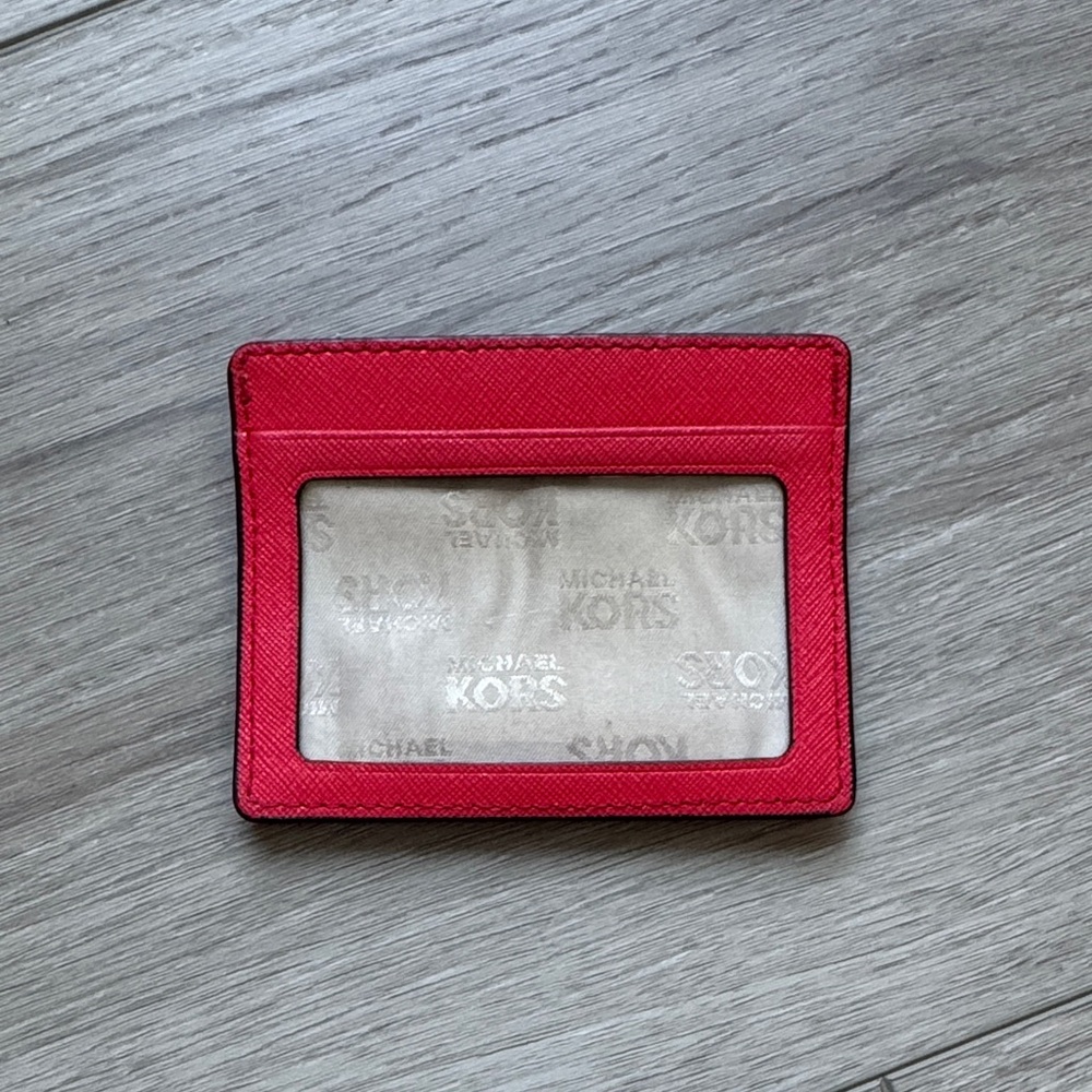 Michael Kors Red Card Holder - Picture 2 of 2